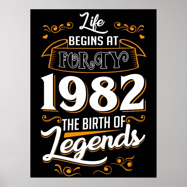 The Birth Of Legends 1982 Poster (Front)
