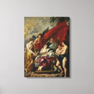 The Birth of Louis XIII at Fontainebleau Canvas Print