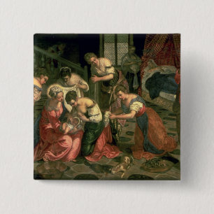 The Birth of St. John the Baptist, 1550-59 15 Cm Square Badge
