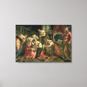 The Birth of St. John the Baptist, 1550-59 Canvas Print