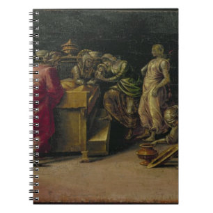 The Birth of St. John the Baptist (oil on panel) Spiral Notebook