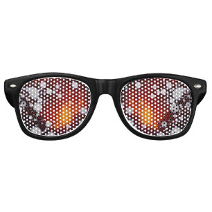 The Birth of Stars in an Abstract Liquid Retro Sunglasses