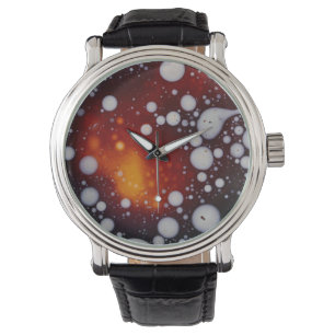 The Birth of Stars in an Abstract Liquid Watch