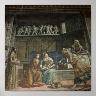 The Birth of the Virgin, 1485-90 Poster