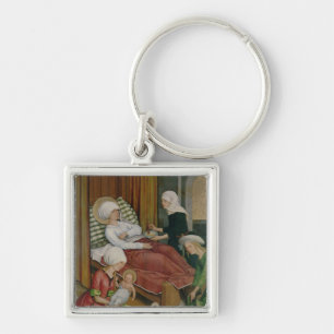 The Birth of the Virgin, c.1500 Key Ring