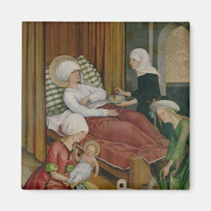 The Birth of the Virgin, c.1500 Magnet
