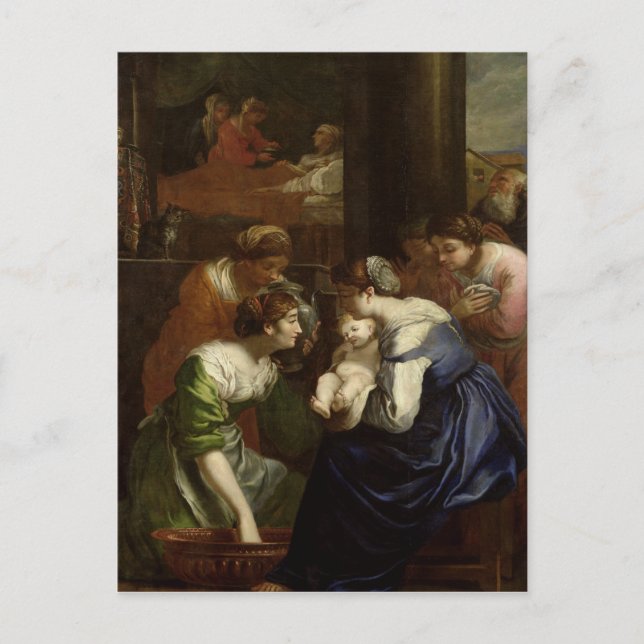 The Birth of the Virgin, c.1620 Postcard (Front)