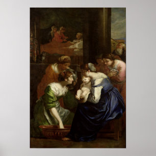 The Birth of the Virgin, c.1620 Poster