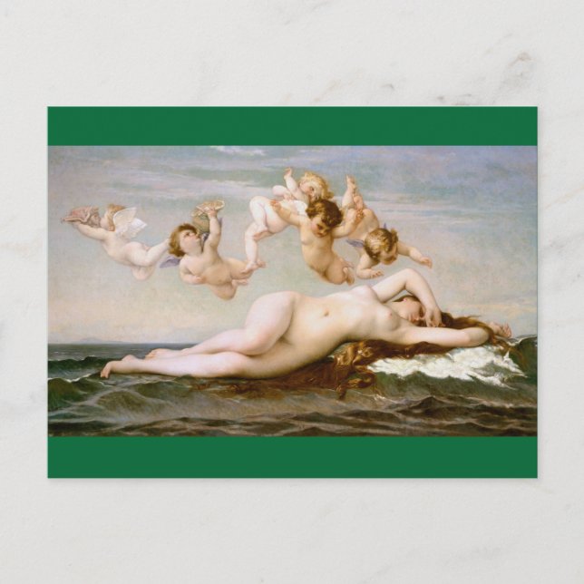 The Birth of Venus - Alexandre Cabanel Postcard (Front)