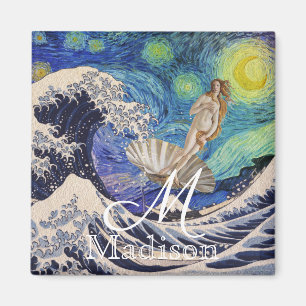 The Birth of Venus at The Great Wave Magnet