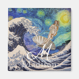 The Birth of Venus at The Great Wave Magnet
