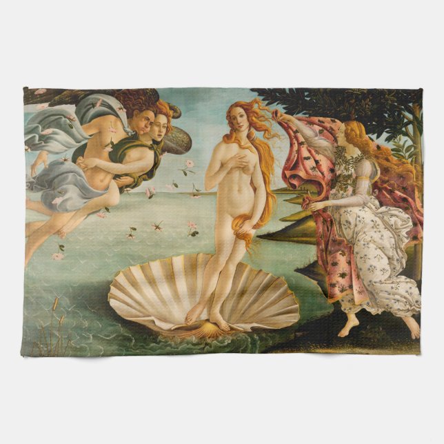 The Birth of Venus | Botticelli Tea Towel (Horizontal)