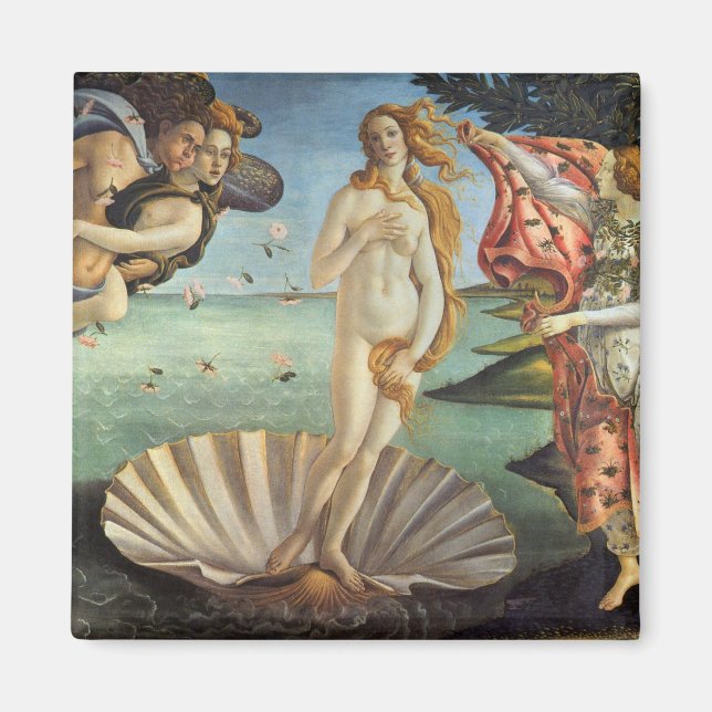 The Birth of Venus by Sandro Botticelli Magnet (Front)