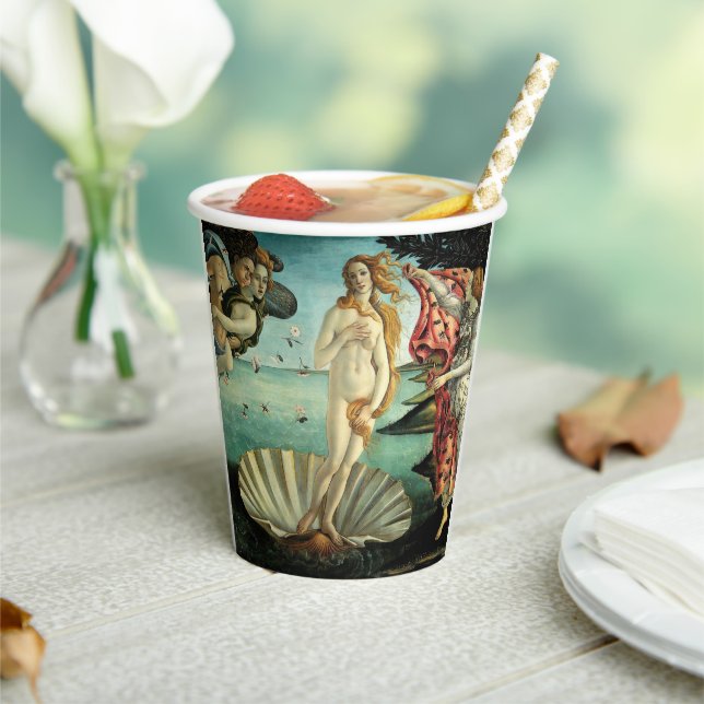 The Birth of Venus by Sandro Botticelli  Paper Cups (Insitu)