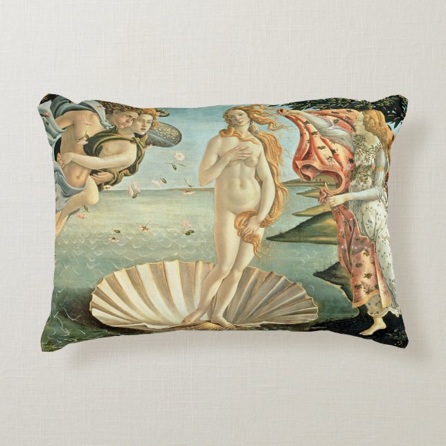 The Birth of Venus, c.1485 (tempera on canvas) Decorative Cushion (Front)