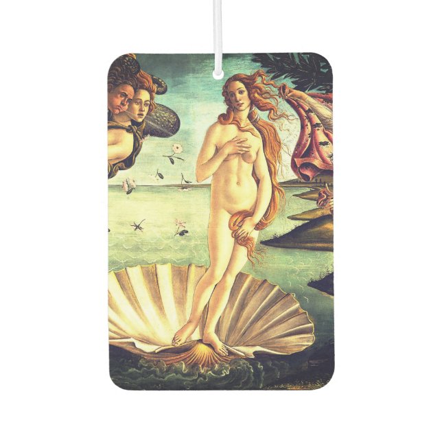 The Birth Of Venus Car Air Freshener (Front)