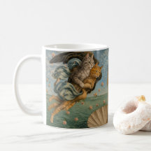 The Birth of Venus Cats Parody Renaissance Art