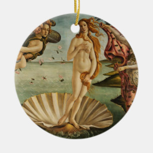 The Birth of Venus Ceramic Tree Decoration