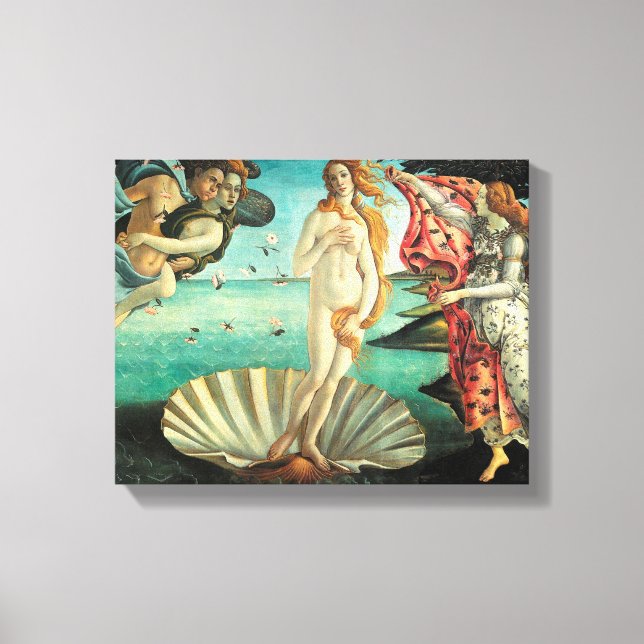 The Birth of Venus - Classic Art by Botticelli Canvas Print (Front)