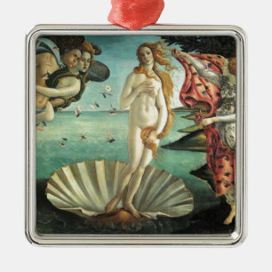 The Birth of Venus - Classic Art by Botticelli Metal Tree Decoration