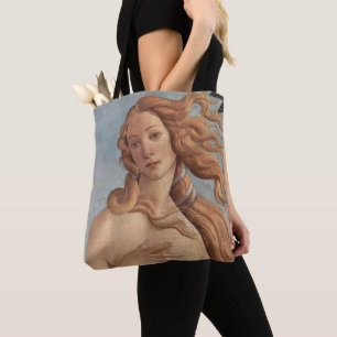 The Birth of Venus (detail) by Sandro Botticelli Tote Bag