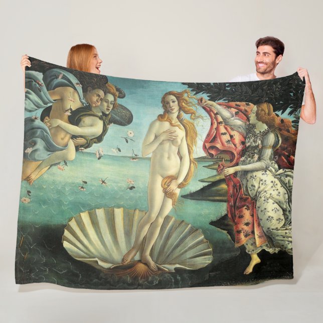 The Birth of Venus Fleece Blanket (In Situ)