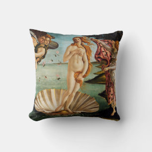 The Birth of Venus, Sandro Botticelli, 1485 Cushion