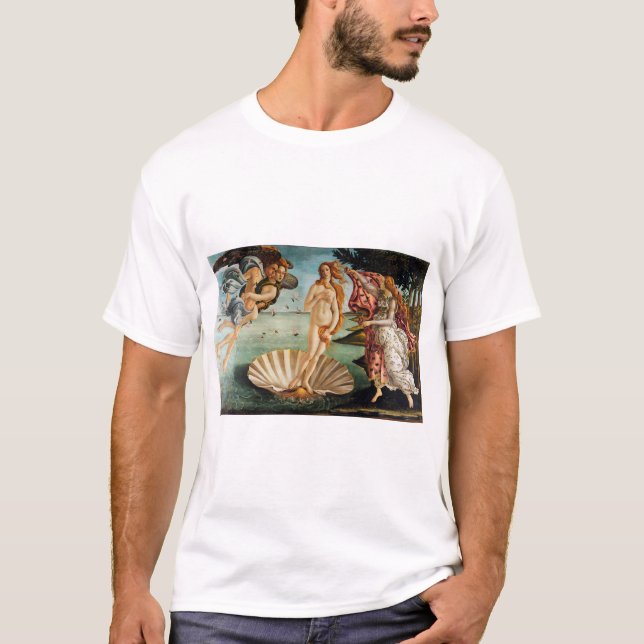 The Birth of Venus, Sandro Botticelli, 1485 T-Shirt (Front)