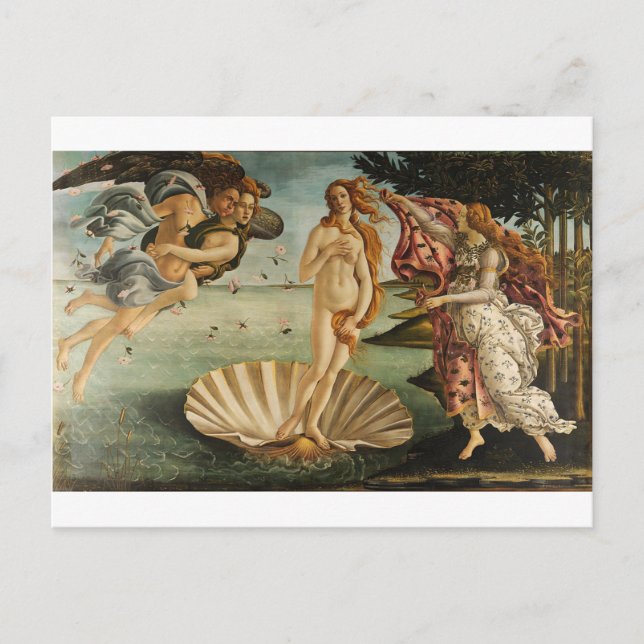 The Birth of Venus - Sandro Botticelli Postcard (Front)