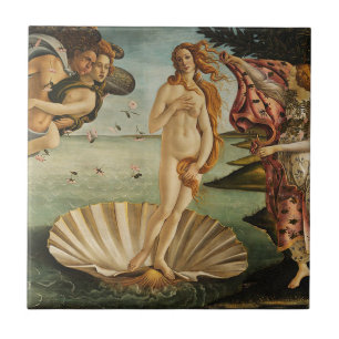 The Birth of Venus - Sandro Botticelli Tile