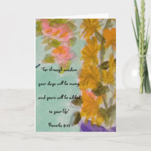 The Birthday Blessings Card
