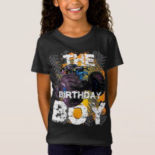 The Birthday Boy Monster Truck Matching Family Par T-Shirt