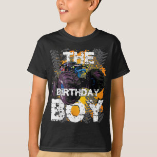 The Birthday Boy Monster Truck Matching Family Par T-Shirt