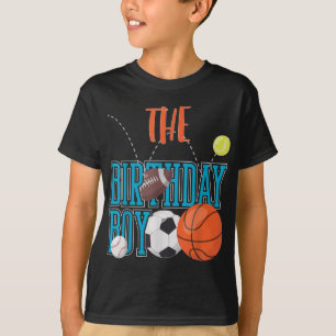 The Birthday Boy Sports Matching Family T-Shirt