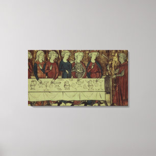 The Birthday Feast of Nubien, King of Armenia Canvas Print