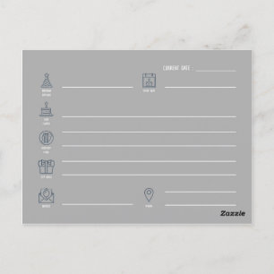 The Birthday Plan : Postcard