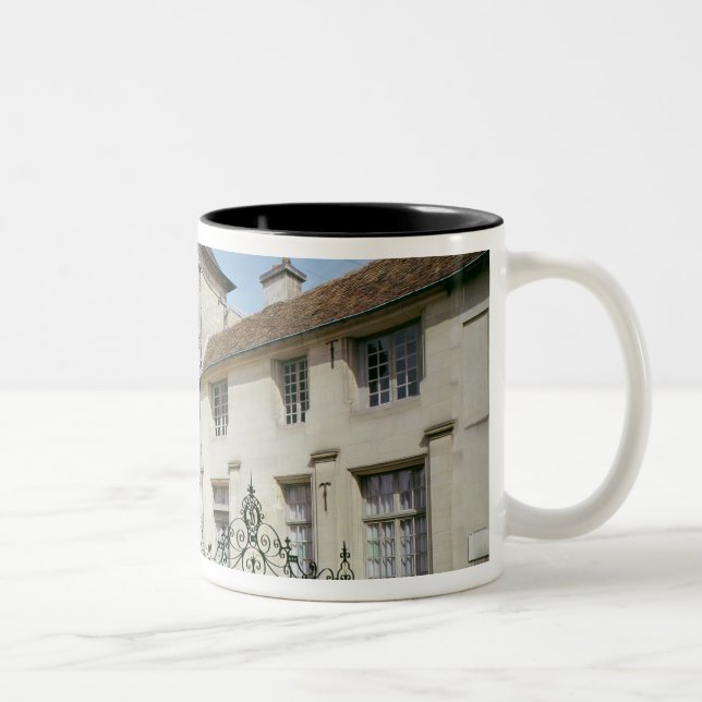 The birthplace of Jean de la Fontaine Two-Tone Coffee Mug (Right)