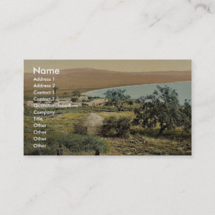 The birthplace of Mary Magdalene, Magdala, Holy La Business Card