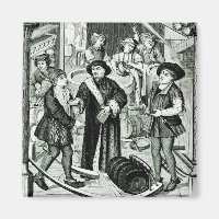 The Bishop of Tournai receiving the Tithe of Beer