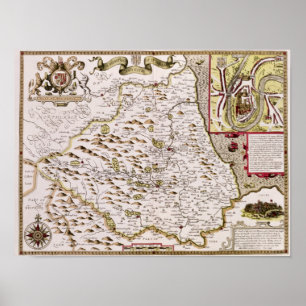 The Bishoprick and City of Durham Poster