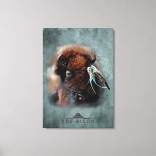 The Bison - Wrapped Canvas