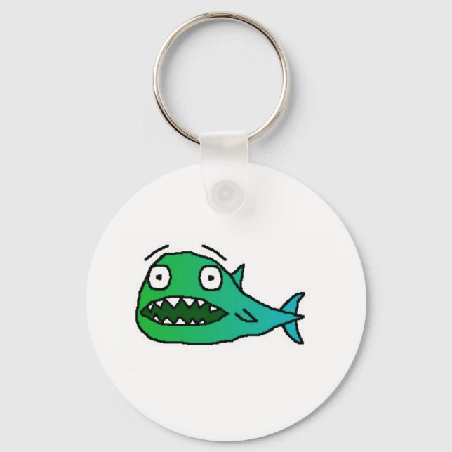 The Bitey Fish Key Ring (Front)