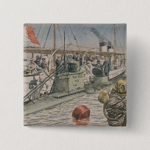 The Bizerte Catastrophe 15 Cm Square Badge