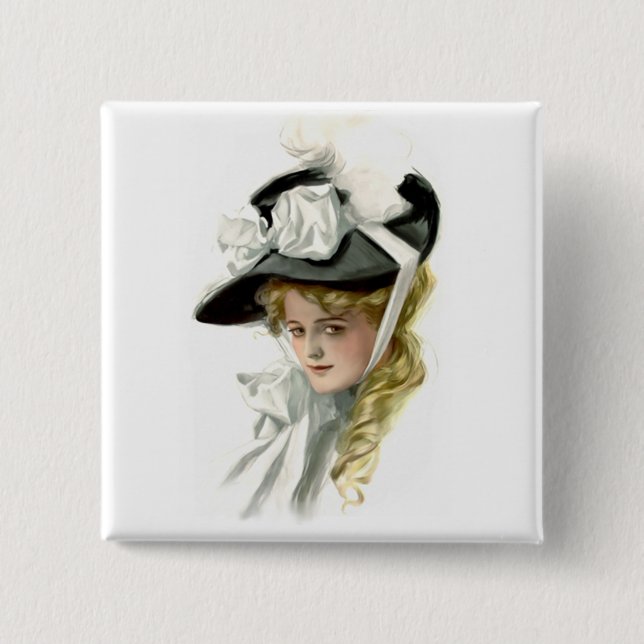 The Black Bonnet 15 Cm Square Badge (Front)