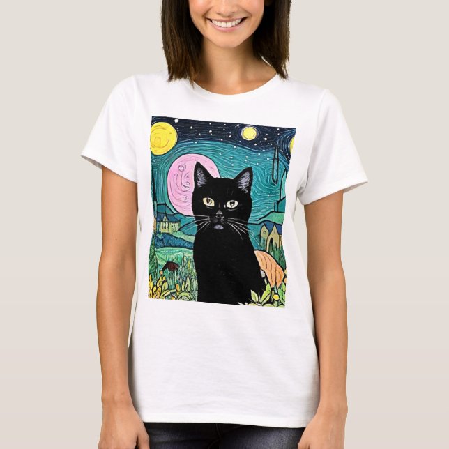 The Black Cat 2 T-Shirt (Front)
