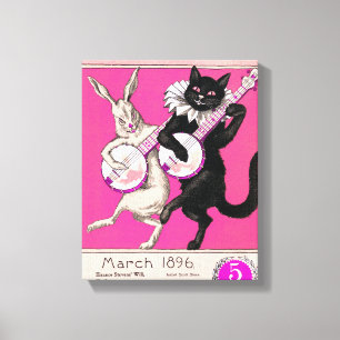 The Black Cat Canvas Print