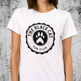 The Black Cat Fan Club - Cat Mom Gift T-Shirt