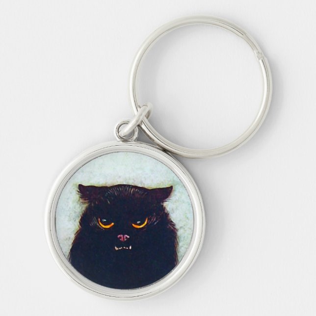The Black Cat Key Ring (Front)