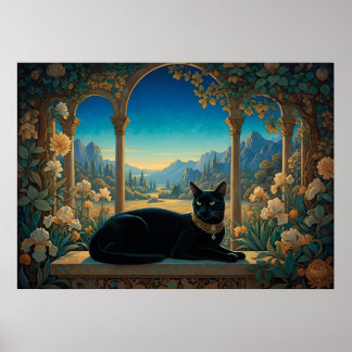 The Black Cat of the Golden Loggia Poster