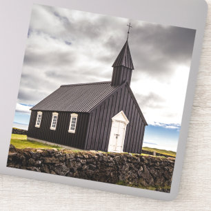 The Black Church Of Budir, Iceland